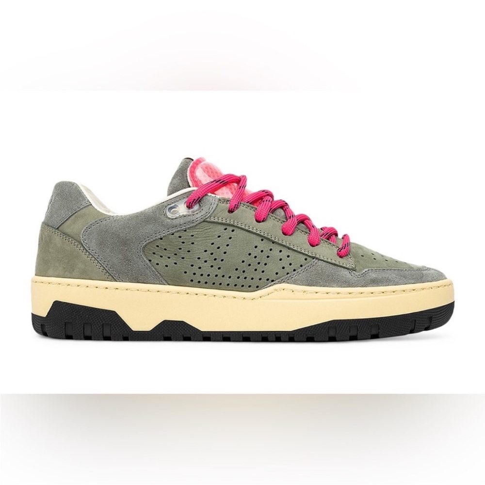 P448 Marvin Perforated Nubuck Suede Sneakers